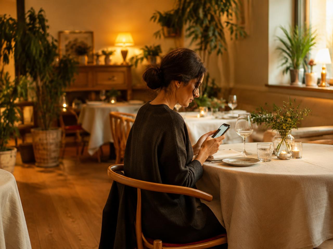 Illustrative dining moment
